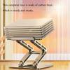 720 Adjustable Tablet Holder with Swivel Base , Computer Stand for Laptop Computer Stand Ergonomic Folding Laptop Stand ( for Desk ), Hole for Laptop , 10.9-17.3" Device Compatible (Color : /Black) view 4