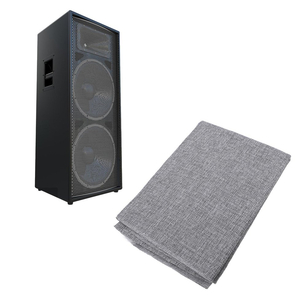 Asixxsix Speaker Grill Cloth Stereo Mesh Fabric for Speaker Repair, 59.06 X 19.69inch Protective Mesh Cloth Stereo Fabric Replacement for Home Stage Speakers and KTV Boxes