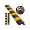6' Heavy Duty Rubber Speed Bump with Cable Protected Ramp - 72.4" Small 12" Small 2.4", 2 Channel for Garages and Gravel Roads(2 Pack) view 2