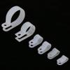 Nylon Plastic P Fasteners Clips Clamps Kit, 200 Pieces in Assorted Sizes, Supplied in Storage Box (White) view 3