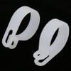 Nylon Plastic P Fasteners Clips Clamps Kit, 200 Pieces in Assorted Sizes, Supplied in Storage Box (White) view 4