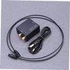 Hemobllo Audio Converter Digital to Analog to Optical Spdif Lightweight for Tv DVD Plasma Amps Easy Installation No Headphone Jack view 4