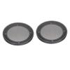 ULTECHNOVO 2pcs Speaker Mesh Covers Iron Protective Grills for Car Easy to Install Decorative Guards Black Replacement for Old Speaker Nets view 1