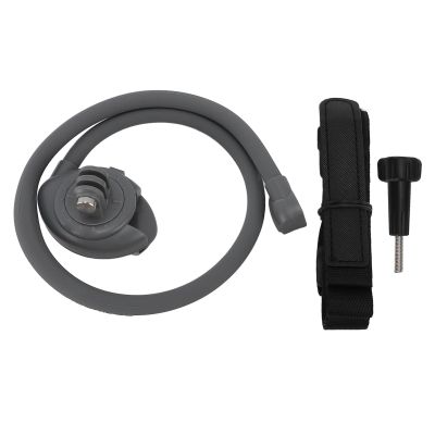 Silicone POV Video Vlog 360 Degree Rotation Selfie Action Camera Neck Mount Necklace for Action 5 Pro and 13