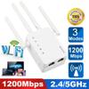 FYNBOON WiFi Extender Signal Booster, 2.4G/5.8G Dual Band WiFi Repeater Covers Up to 10k Sq.ft & 50 Devices, Wireless WiFi Range Extender with Ethernet Port Boost Internet Signal for Home (WD-R1206U) view 2