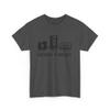 Retro Gaming Tee, Funny Cassette Tape T-Shirt, VHS Player Shirt, Unisex Floppy Disk Top, Old School Video Game Apparel Dark Heather view 1
