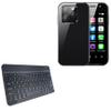 BoxWave Keyboard Compatible with Sudroid XS14 Pro - SlimKeys Bluetooth Keyboard, Portable Thin with Chiclet-Style Keys - Jet Black view 1