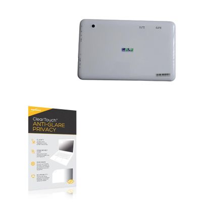 BoxWave Screen Protector Compatible with iRulu AX105 - ClearTouch Anti-Glare Privacy (2-Pack), Privacy Screen Protector Flexible Film Anti-Glare