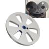 1/4 7 inch Empty Take Up Reel to Reel Hub 6 Holes, 1/4 7 Inch Nab Aluminum Metal Reel Empty Tape Reel for Recording Open Reel Takeup Reel Machine Parts (Silver) view 2