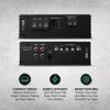 AudioControl EPIC1000 EPIC Series 1000 Watt RMS Compact 1-Channel Monoblock Car Audio Subwoofer Amplifier, Class D, Epic Boost, Subsonic Filter, Low Pass Filter, ACR-E Remote Bass Knob, Epicenter Link view 3