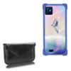 BoxWave Case Compatible with Vortex V20 - Elite Leather Messenger Pouch, Synthetic Leather Cover Case Envelope Design - Jet Black view 1