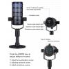 Asixxsix Condenser Microphone, Clear Sound, Ambient Light, Adjustable Volume Control, HiFi Chip, USB Computer Microphone for Recording, Live Streaming, Gaming view 4