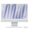 Apple 2024 iMac All-in-One Desktop Computer with M4 chip, 10-core CPU and GPU: Built for Apple Intelligence, 24-inch Display, Nano-Texture Glass, 16GB Unified Memory, 256GB SSD Storage, Silver view 1