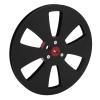 7 inch 1/4 Empty Take Up Reel to Reel Hub, 1/4 7 Inch Nab Aluminum Metal Reel 6 Holes Empty Tape Reel for Recording Open Reel Takeup Reel Machine (Black) view 1