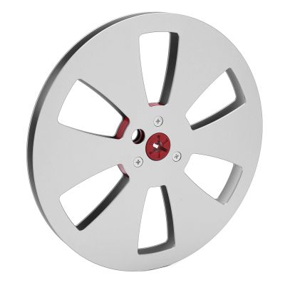 7 inch 1/4 Empty Take Up Reel to Reel Hub, 1/4 7 Inch Nab Aluminum Metal Reel 6 Holes Empty Tape Reel for Recording Open Reel Takeup Reel Machine (Silver)