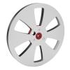 7 inch 1/4 Empty Take Up Reel to Reel Hub, 1/4 7 Inch Nab Aluminum Metal Reel 6 Holes Empty Tape Reel for Recording Open Reel Takeup Reel Machine (Silver) view 1