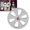 7 inch 1/4 Empty Take Up Reel to Reel Hub, 1/4 7 Inch Nab Aluminum Metal Reel 6 Holes Empty Tape Reel for Recording Open Reel Takeup Reel Machine (Silver) view 4