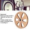 1/4 7 inch Empty Take Up Reel to Reel Hub 6 Holes, 1/4 7 Inch Nab Aluminum Metal Reel Empty Tape Reel for Recording Open Reel Takeup Reel Machine Parts (Gold) view 4