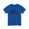 Retro Gaming Tee, Funny Cassette Tape T-Shirt, VHS Player Shirt, Unisex Floppy Disk Top, Old School Video Game Apparel Royal view 1