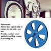 1/4 7 inch Empty Take Up Reel to Reel Hub 6 Holes, 1/4 7 Inch Nab Aluminum Metal Reel Empty Tape Reel for Recording Open Reel Takeup Reel Machine Parts (Blue) view 3