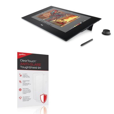 BoxWave Screen Protector Compatible with Dell Canvas (27 in) - ClearTouch Anti-Glare ToughShield 9H (2-Pack), Anti-Glare 9H Tough Flexible Film Screen Protector