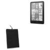 BoxWave Case Compatible with Amazon Kindle Colorsoft - Velvet Pouch, Soft Velour Fabric Bag Sleeve with Drawstring - Jet Black view 1