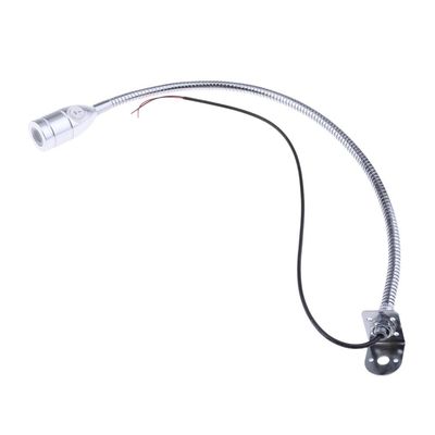 FJMQHU 3W 12V Gooseneck LED Reading Light Bed Side Lamp Adjustable