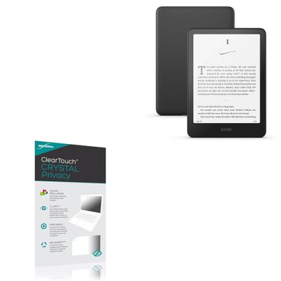 BoxWave Screen Protector Compatible with Amazon Kindle Paperwhite (11th Gen) - ClearTouch Crystal Privacy (2-Pack), Privacy Screen Protector Flexible Film Clear
