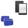 BoxWave Case Compatible with Amazon Kindle (11th Gen 2024) - SoftSuit with Pocket, Soft Pouch Neoprene Cover Sleeve Zipper Pocket - Super Blue view 1