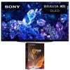 Sony XR42A90K 42 Inch 4K Bravia XR OLED High Definition Resolution Smart TV with 2 Year Amber Protection Plan (2022) view 1