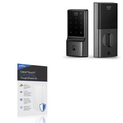 BoxWave Screen Protector Compatible with eufy Security Smart Lock C210 - ClearTouch Crystal ToughShield 9H (2-Pack), Clear 9H Tough Flexible Film Screen Protector
