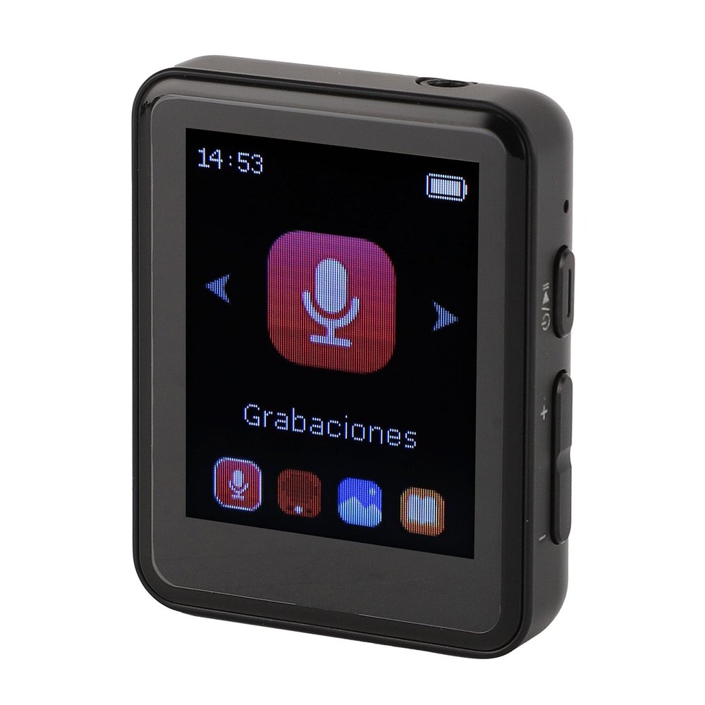 Music Player, 1.8 Inch Touch Screen Built in Speaker MP3 MP4 Player Lightweight with Back Clip for Workout for Cycling (32G)