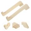HOMSFOU 2pcs Wooden Laptop Stand Risers for Desk Cooling Laptop Stand Holder Desk for view 3