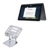BoxWave Stand and Mount Compatible with Dell Chromebook 5190 with Touchscreen (11 in) - Executive VersaView Laptop Stand, Ergonomic Adjustable Viewing Angle Metallic Riser - Metallic Silver view 1