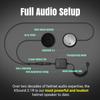 IASUS Ultra Thin Motorcycle Helmet Bluetooth Headset - Transparency Mode, IP65 Waterproof - XS2.1R Drop-in Audio, 5.2 Bluetooth Helmet Speakers for Motorcycle, Bicycle, Snowboard & Ski view 4