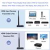 Wireless HDMI Transmitter and Receiver, 5.8GHz Wireless HDMI Extender Kit with Loop Out Support 590Ft/180m Up to 1080P@60hz Video Resolution, Support laptops, PCs, DVD, Digital Video Cameras etc view 2