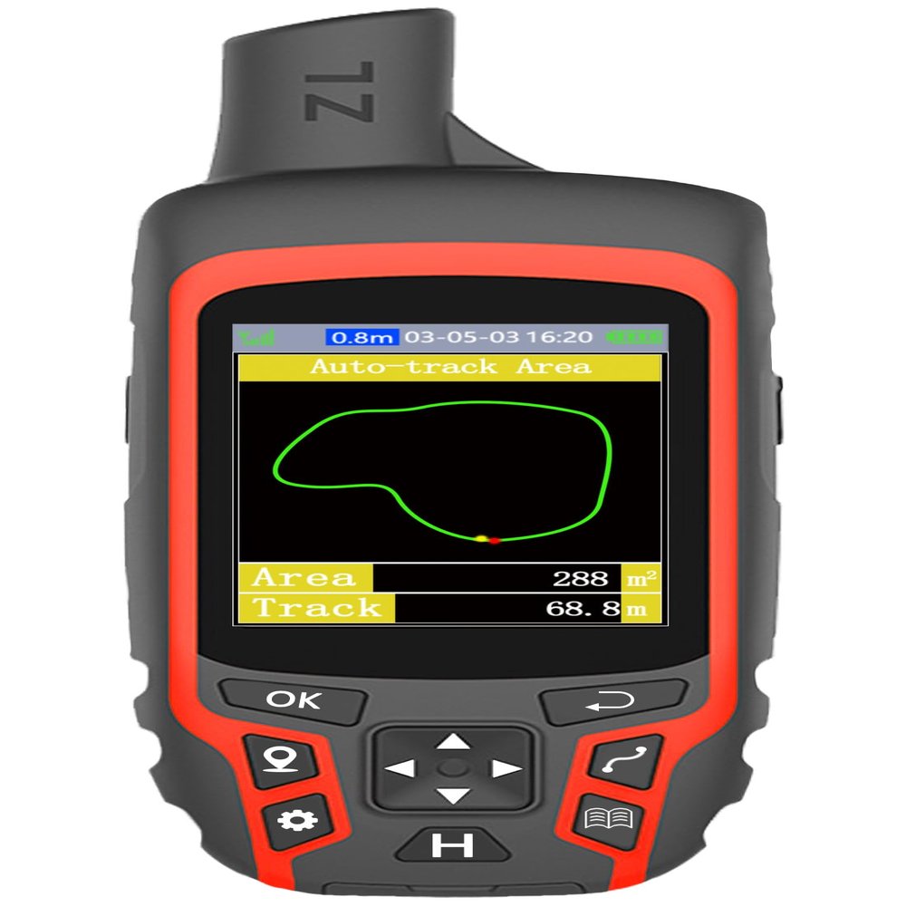 ZL166 Handheld GPS Survey Equipment, Portable Land Measuring Instrument, Surveying Equipment Distance Area Measurement Tool, High Precision Land Surveying Machine for Forest Farmland Mountain Lake