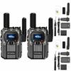 Alltheway Global Walkie Talkies with FM Radio, SOS Alert, Flashlight, Unlimited Range 4G PoC Radio Two Way Radios with 5000 Miles for Family and Work(2withSIM) view 1