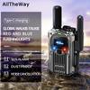 Alltheway Global Walkie Talkies with FM Radio, SOS Alert, Flashlight, Unlimited Range 4G PoC Radio Two Way Radios with 5000 Miles for Family and Work(2withSIM) view 4