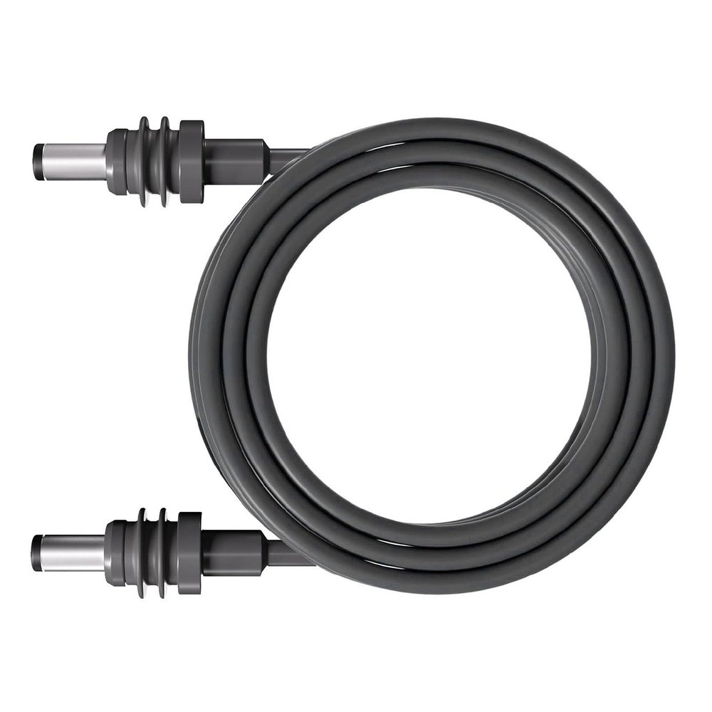 18AWG DC Power Cable, Robust and Sturdy 3.3ft Male to Male Extension Cord, Extended Length for IP Camera, LED Strip, Router, Seamless Connectivity for Home Security and Lighting Sy