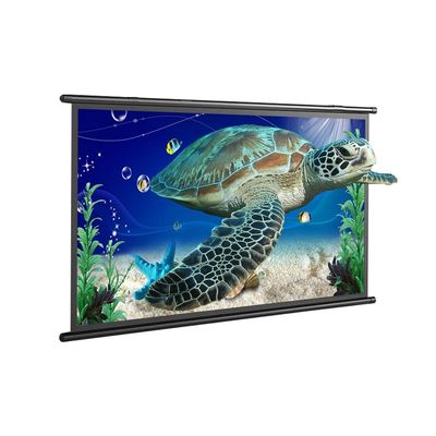 Projector Screen 60inch 72inch Portable Outdoor Projection Screen 4:3 16:9 4K HD Projection Movie Screen for Party Home Theater(72in16:9)