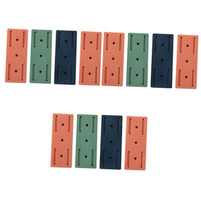 CAXUSD 12pcs Punch-Adapter Fixer Power Strips Holder Cable Organizers Easy Install Random Color