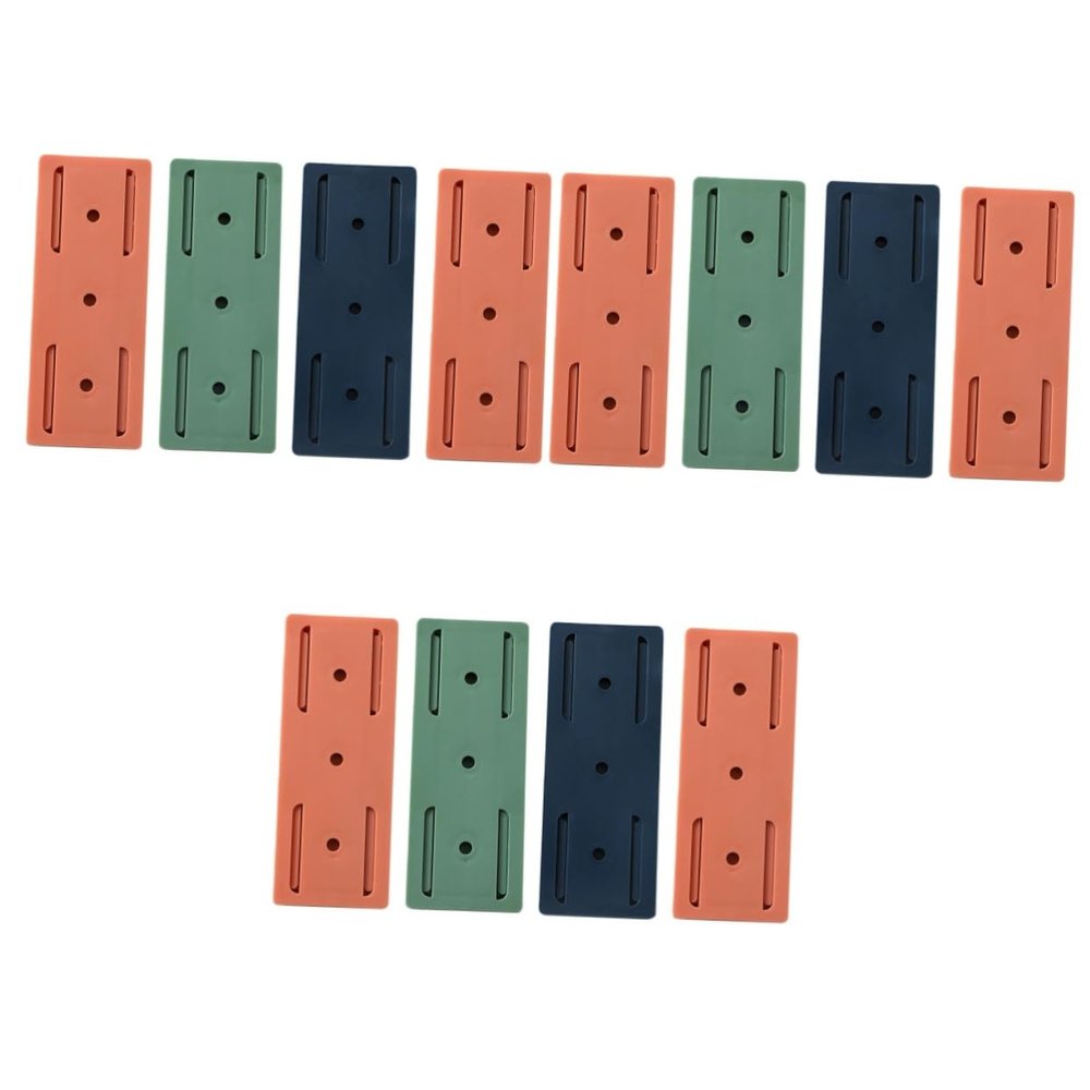 CAXUSD 12pcs Punch-Adapter Fixer Power Strips Holder Cable Organizers Easy Install Random Color