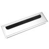 Cable Management, Square Aluminium Cable Management Under Desk Desk Cable Management with Excellent Structural Design for Convenient Desktop Management in The Office Home (Large) view 1