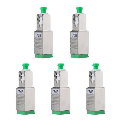 fyboptwu - 7dB SC/APC Fiber Optic Attenuator Male to Female, 5pcs