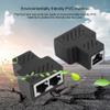 RJ45 Network Ethernet Splitter, 3.5MM 1 Female to 2 Female LAN Ports, Ethernet Socket Connector Suitable Super Cat5,Cat5e,Cat6,Cat7,Cat 8 view 4