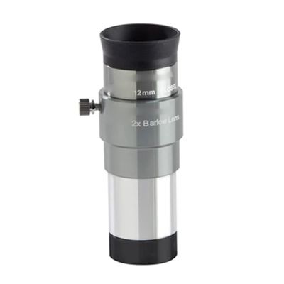 1.25" 2X Professional Telescope Parts with 12mm Eyepiece for Telescope Spotting