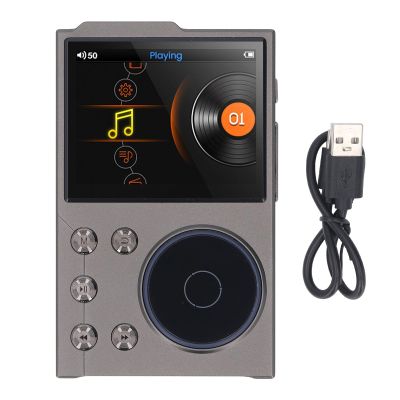 Digital Music Player, BT 5.3 Lossless Sound, 2.4 Inch TFT Color Screen, 14,000 Songs Storage Support, DSD FLAC HD HiFi Portable MP3 Player for Sports Work Study