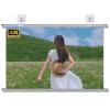 60inch Projection Screen Manual Pull-Down, 16:9 Projector Movies Screens, for Home Theater Backyard Party Movie Nights(White) view 1