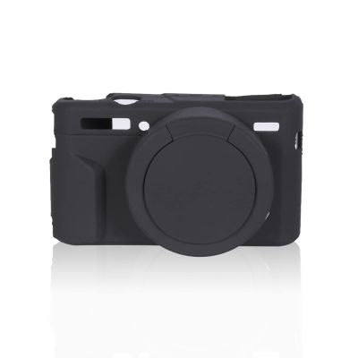 Camera Cases,Silicone Camera Sleeve,Lightweight Soft Silicone Camera Case Cage Protector Cover,with Non - Slip Texture,Black Camera Accessory for Cano G7xii / G7x Mark Ii